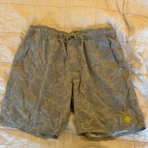 Marsh Wear Camo Volley Shorts - L